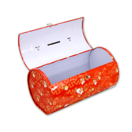 coin saving box with lock